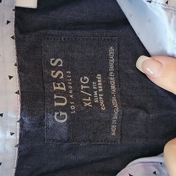 GUESS COTTON BUTTON DOWN - Picture 6 of 8